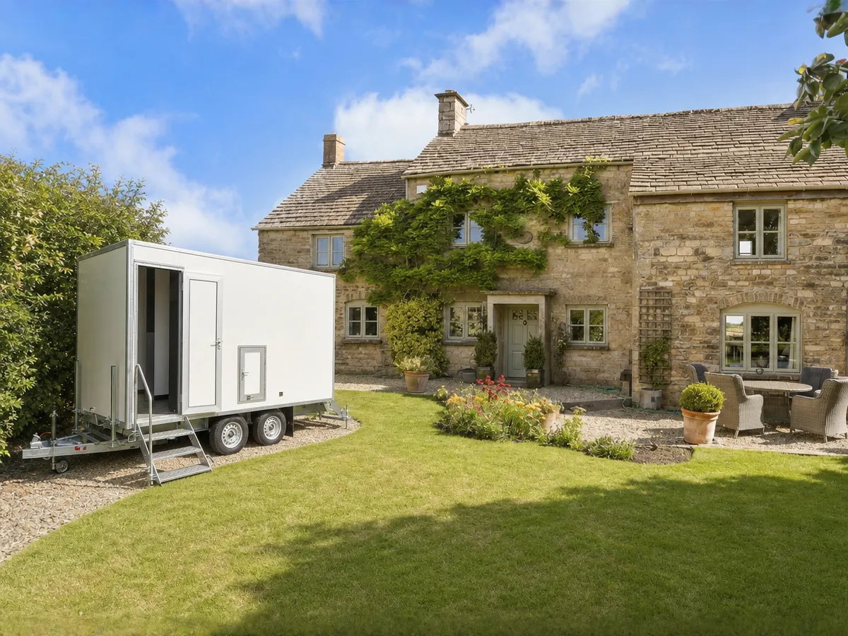 PremierPlus luxury toilet trailer serving Basingstoke